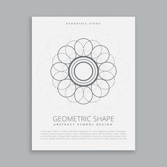 abstract geometric shape design
