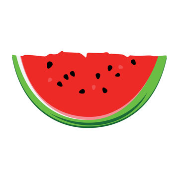 Watermelon slice vector
