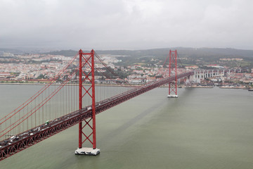 The 25th of April bridge, Lisbon 