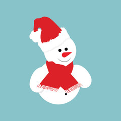 Snowman vector icon