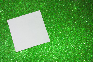 The sticker on the canvas a colorful starry sky