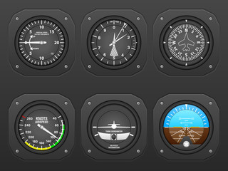 Airplane dashboard