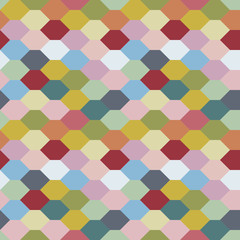 Hexagon pattern.