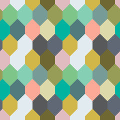 Big hexagons pattern.