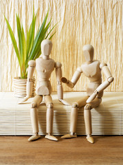 Naklejka premium Sauna, Wellnessbereich