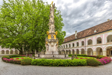 Abbey of the Holy Cross (Stift Heiligenkreuz) in  Vienna woods.