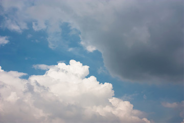Beautiful Cloudy sky background.