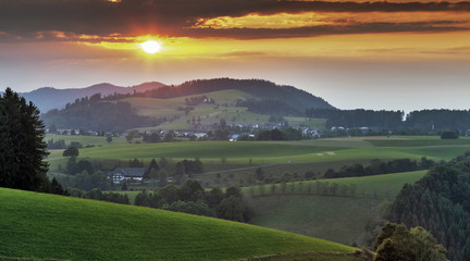 Blick auf St.Peter im Schwarzwald