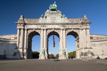 Fototapeta premium Arch of the Cinquantenaire