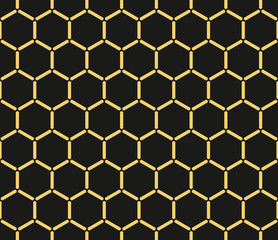 Seamless pattern of the hexagonal net