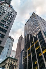 Photo sur Plexiglas construction de la ville Cityscape of American cities: New York City - Wall Street view