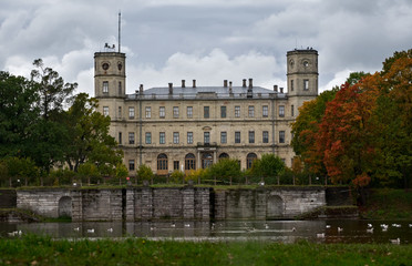 Obraz premium Great Gatchina Palace in Gatchina town near St Petersburg