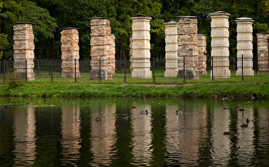 Columns of Admiralty in Gatchina park