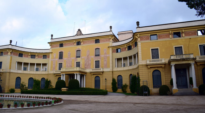palacios jardines fuentes