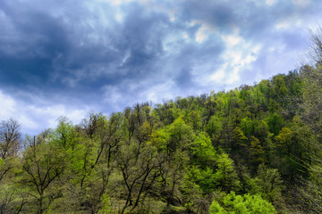 Fototapeta na wymiar Amazing early spring landscape, Armenia