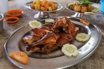 Old Place duck roasted