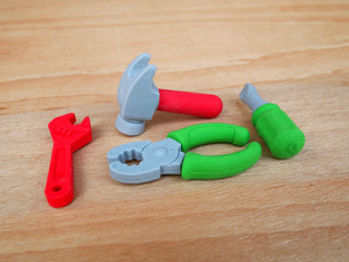 Carpenter tools made from rubber 
