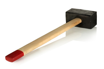 sledge hammer with wooden handle