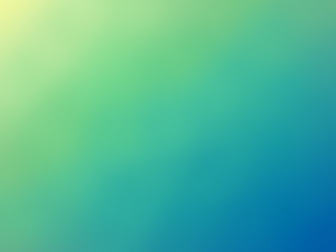 Abstract gradient green blue yellow colored blurred background