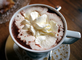 cioccolata con panna