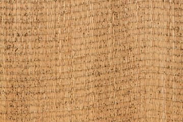 Closed up wooden weave texture background. Moldy straw mat. Japanese tatami mat texture.
