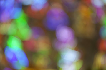 Abstract multicolored bokeh background