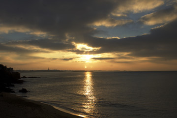 Coucher de soleil sur ST Malo 