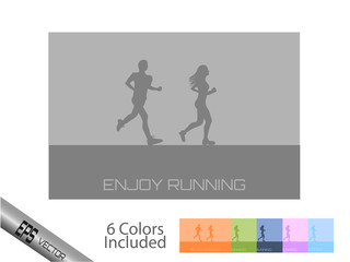 Enjoy Running Concept - set with 6 color included