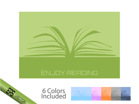 Enjoy Reading Concept - set with 6 color included