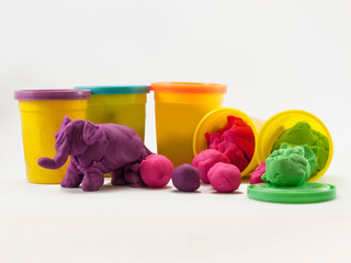 colorful play dough