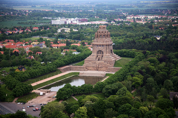 Leipzig, Luftaufnahme