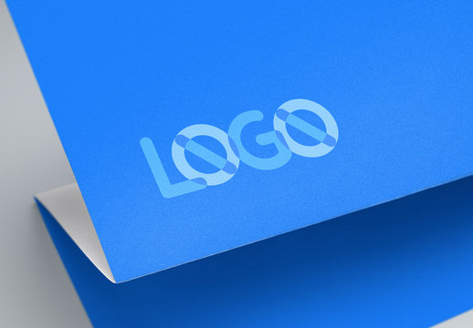 Logo on Bright Paper Mockup 2