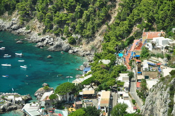 Playa en litoral Capri