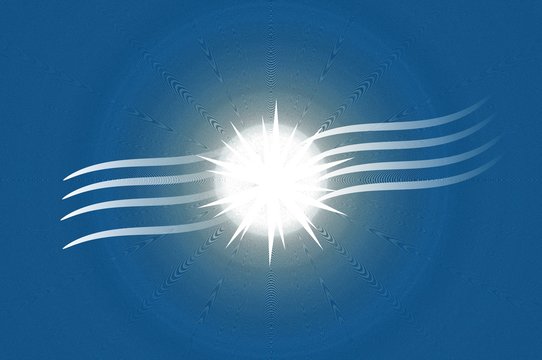 stelle volanti nello spazio
