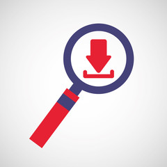 download digital data icons vector illustration design