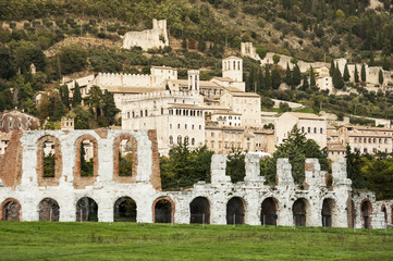 Fototapeta premium Roman amphitheatre in Gubbio