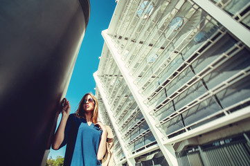 Fototapeta premium Fashionable business woman