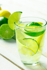 Lemonade with fresh lemon