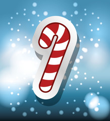 merry christmas card with decorative element vector illustration design