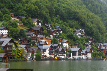 Fototapeta na wymiar View of Hallstatt, Austria