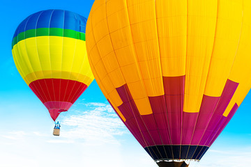 Fototapeta premium balloons on blue sky