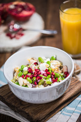 Superfood salad, healthy eating