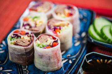 colorful and healthy japanese food