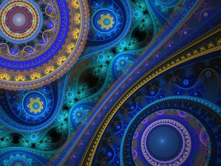 Fototapeta premium abstract fractal background
