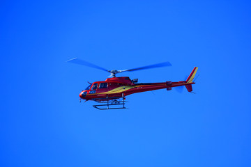 Obraz na płótnie Canvas Mountain Rescue Helicopter