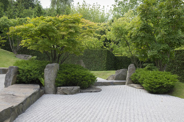 Gravel Japanese Garden