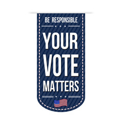 Your Vote Matters banner design