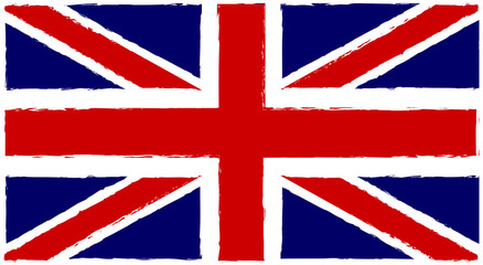 Fototapeta na wymiar British flag vintage vector
