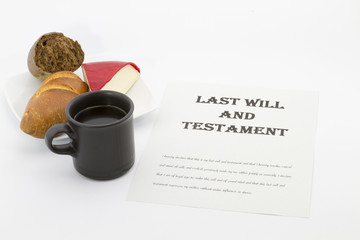 Active preparation of Last Will and Testament
