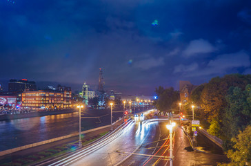 Fototapeta na wymiar Moscow night 